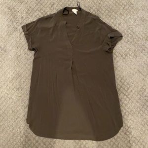Olive green t shirt dress